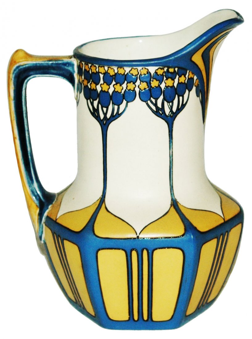 Mettlach Art Nouveau Large Creamer (1 of 1)