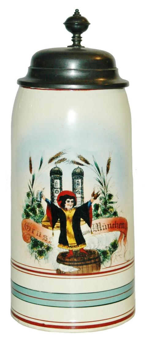 1L Munich Child Frauenkirche Towers Stein