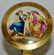 Royal Vienna Hand Painted Stein w Brass Mounts - 4