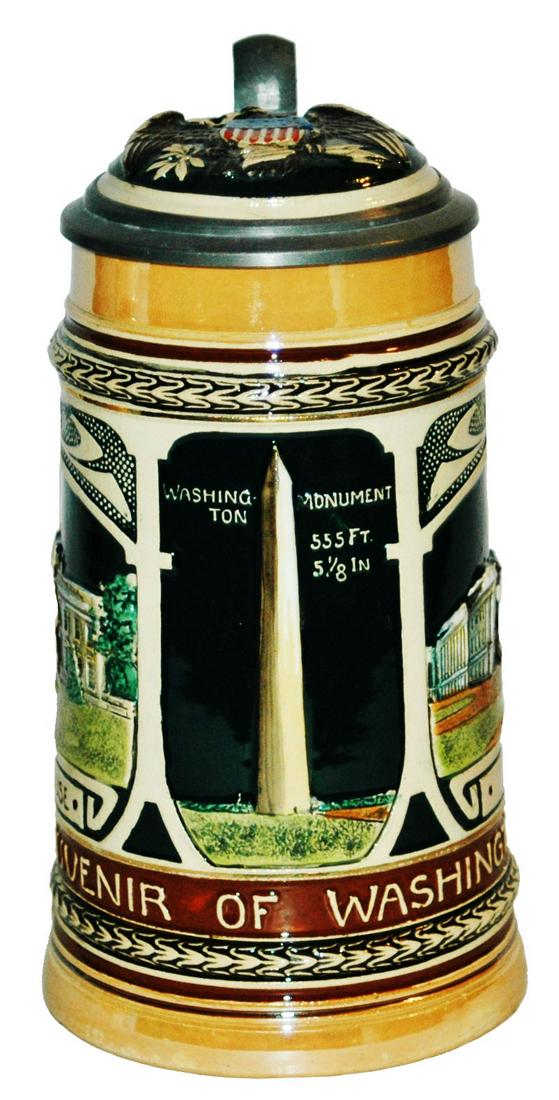 Washington DC Souvenir White House Capitol Stein (1 of 4)