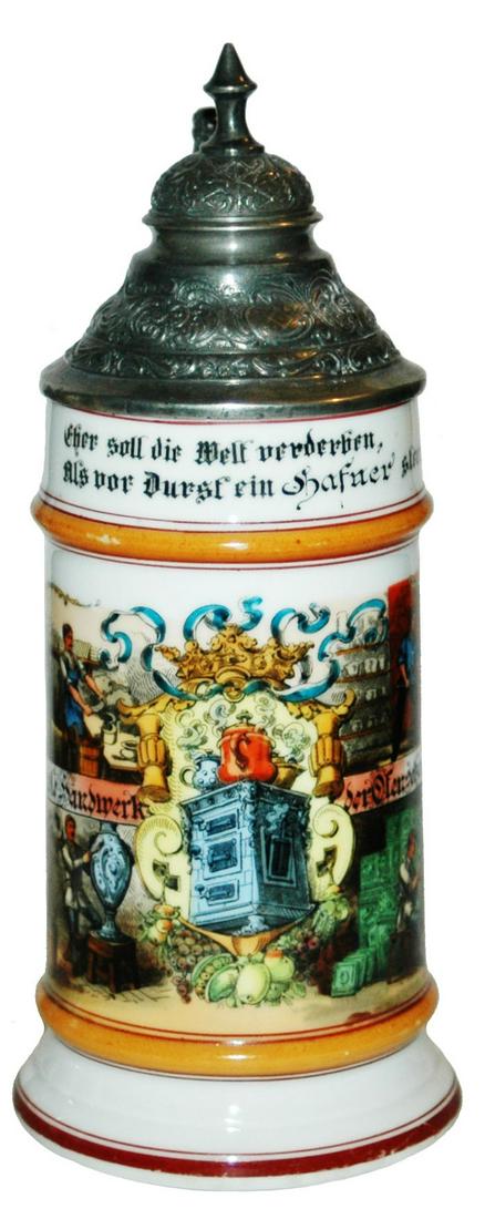 Occupational Potter Porcelain Stein (1 of 4)