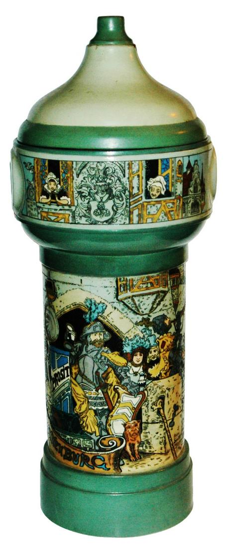 Mettlach 23" Knight at Castle Party Huge Beer Tap (1 of 5)