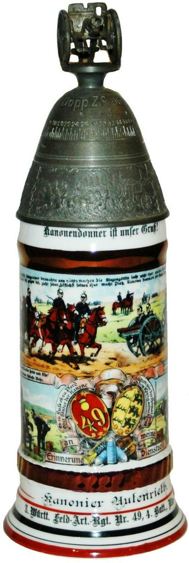 Regimental Kanonier Feld Art Nr 49 Ulm Stein (1 of 4)