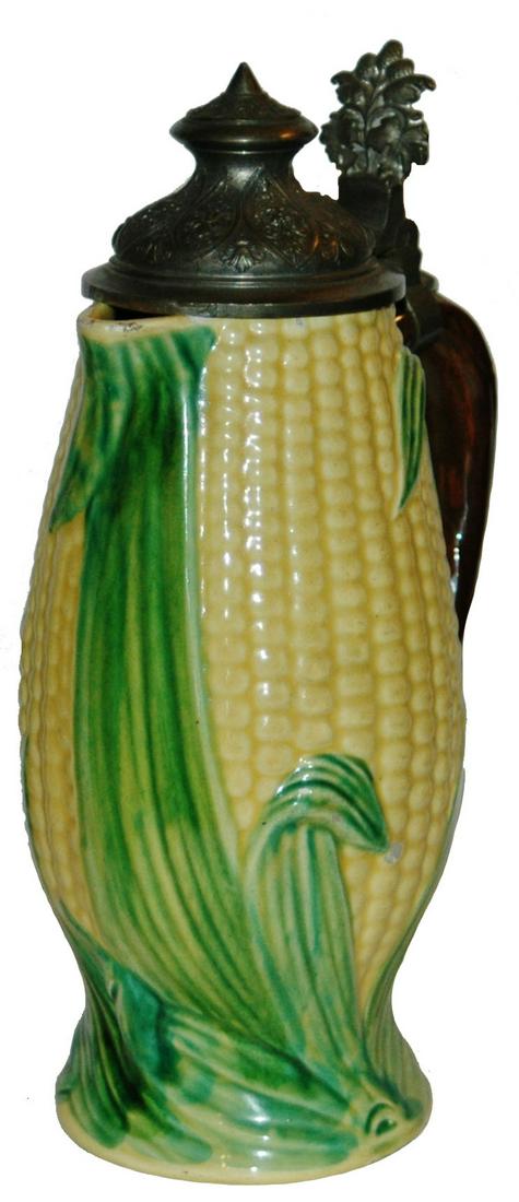 1L Ear of Corn Character Stein w Original Lid