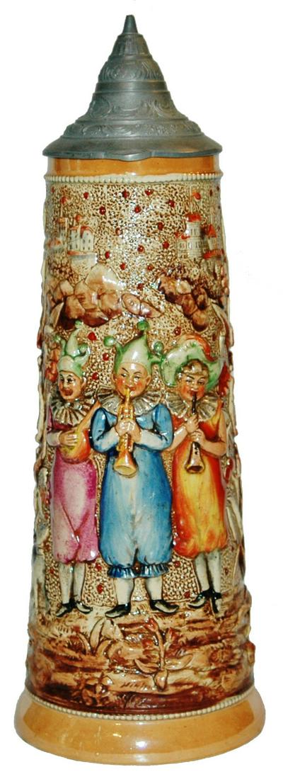 1-1/2L Diesinger Musician Jesters Unique Stein (1 of 5)