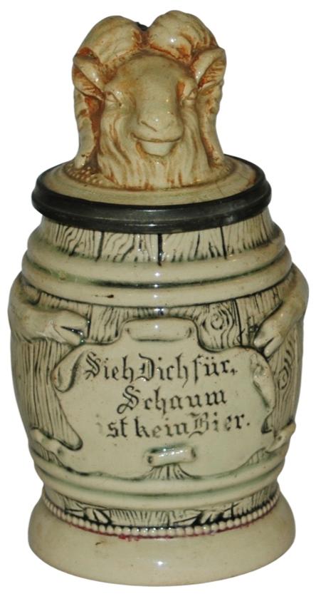 Diesinger 1/4L Ram in Barrel Character Stein (1 of 3)
