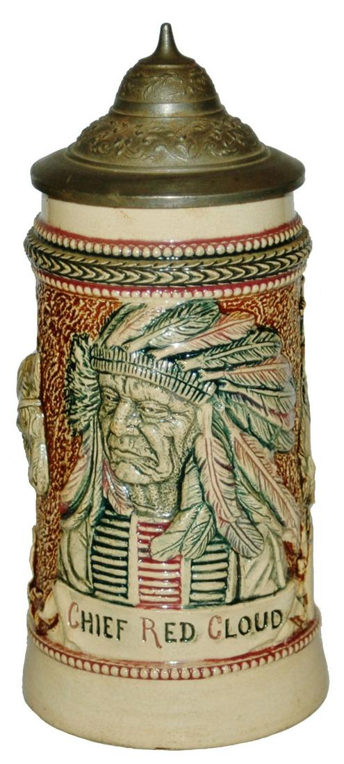 Diesinger American Indian, Burro & Broncho Stein (1 of 4)