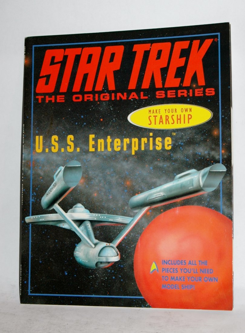 Press Out Book to Make Original USS Enterprise: Vintage 1997, from the television TV show, Star Trek , The Original Series. Make your own Starship U.S.S. Enterprise. This book features all the press-out pieces you will need to construct your own U.