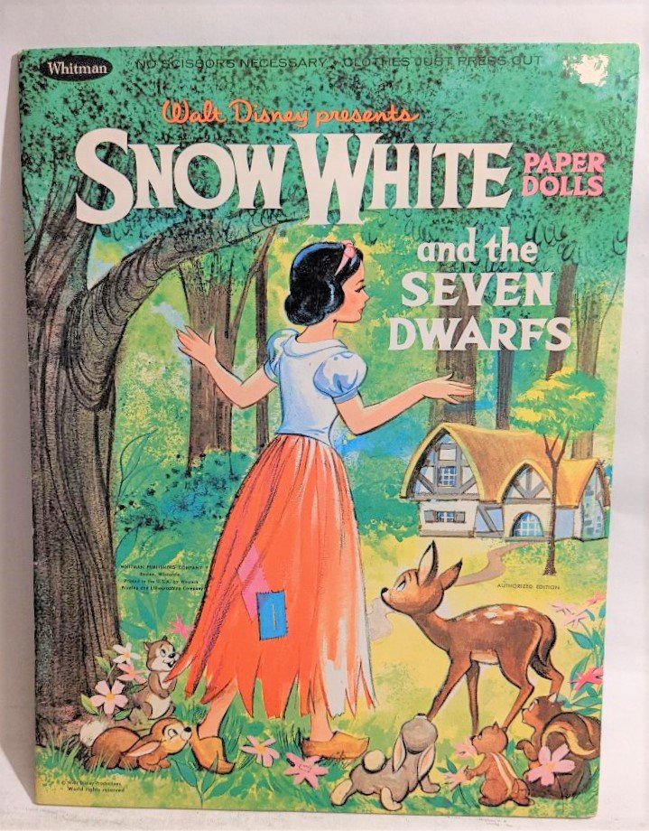 MINT Snow White & the 7 Dwarfs Paper Dolls Big Book (1 of 6)
