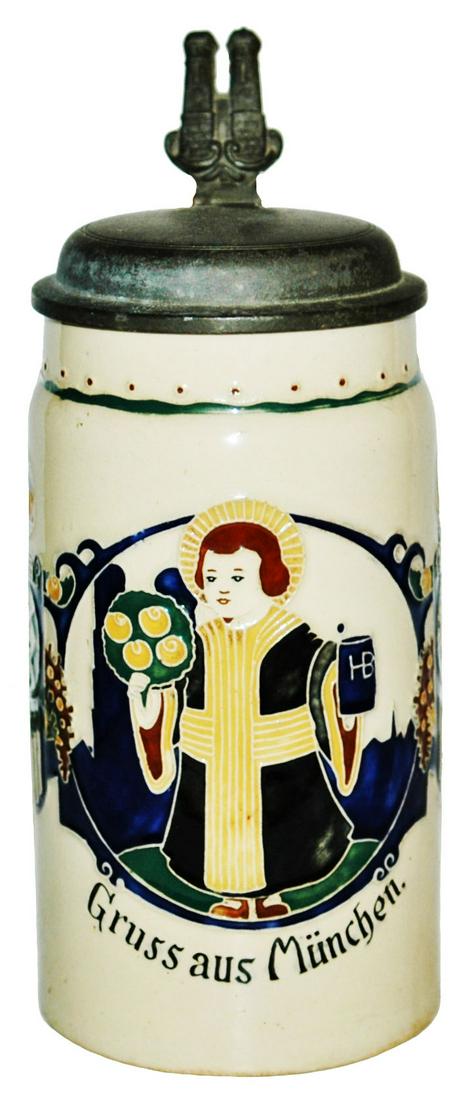 Munich Child Threaded Relief Stein (1 of 4)