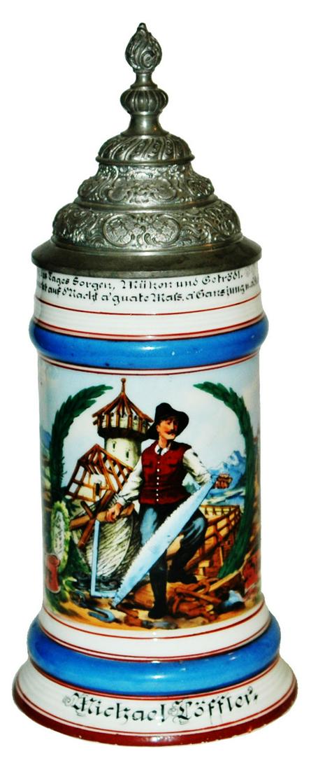 Occupational Scenes of Building w Lumber Stein (1 of 4)