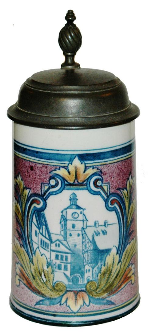 Mettlach PUG City Scene Stein (1 of 4)