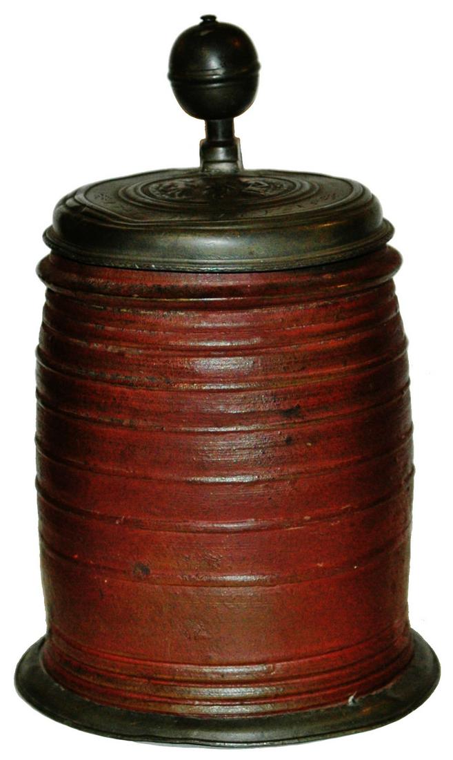 1L Dreihausen Stoneware Stein Dated 1715 (1 of 4)