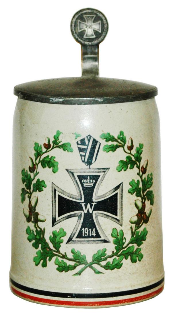 Iron Cross 1914 Stoneware Stein (1 of 3)