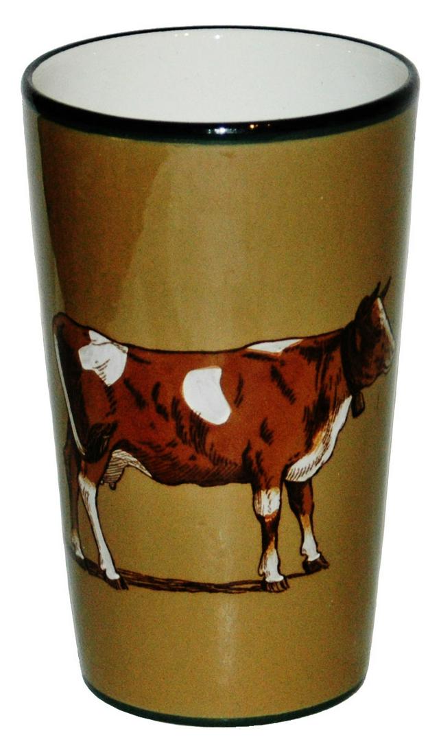 Villeroy & Boch Cow Beaker: Villeroy & Boch PUG 1/4L Beaker. Cow. Mint.