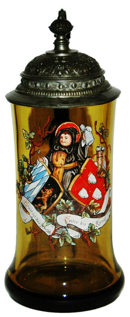Munich Child w Shields Glass Stein w Fancy Lid (1 of 3)