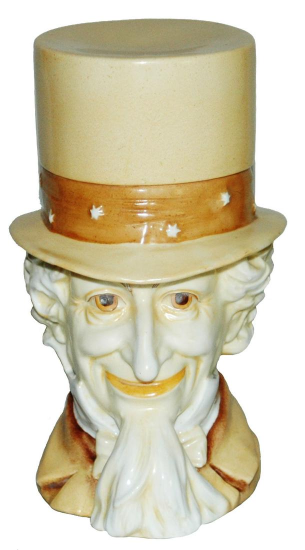 Uncle Sam w Top Hat Lid Schierholz Character Stein (1 of 4)