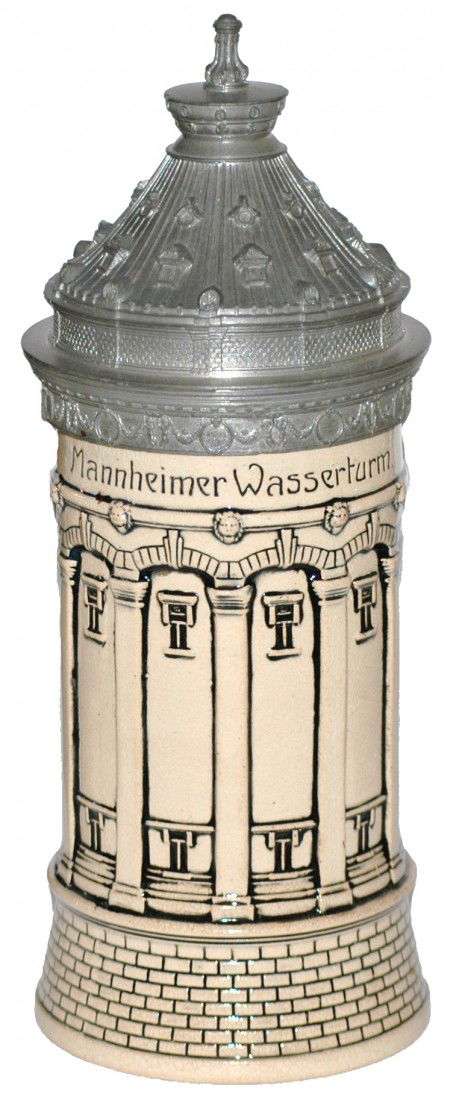 54 Pottery Water Tower Character Stein