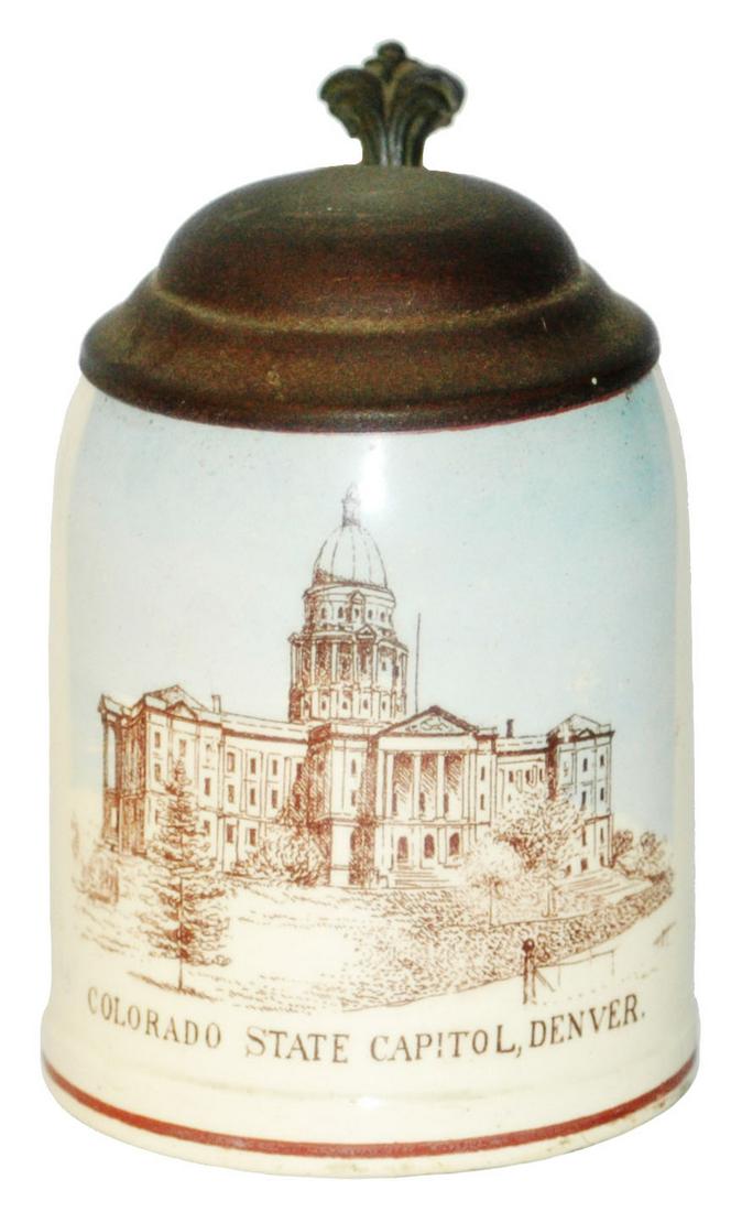 Denver Colorado 1/8L Capital Souvenir Stein (1 of 3)