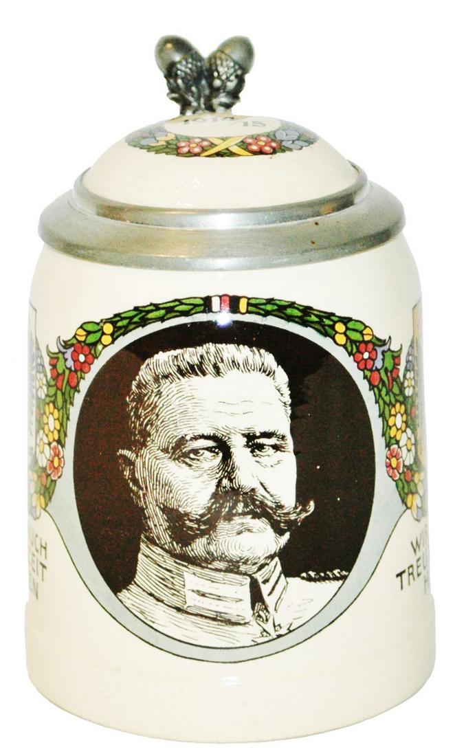 Mettlach Von Hindenburg German Austrian Stein (1 of 5)