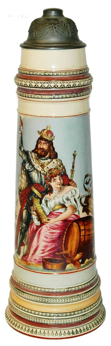 5L King Gambrinus & Maiden Hanke Stein (1 of 4)