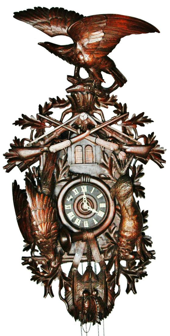 Impressive Black Forest Cuckoo Clock 57' X 28" (1 of 8)