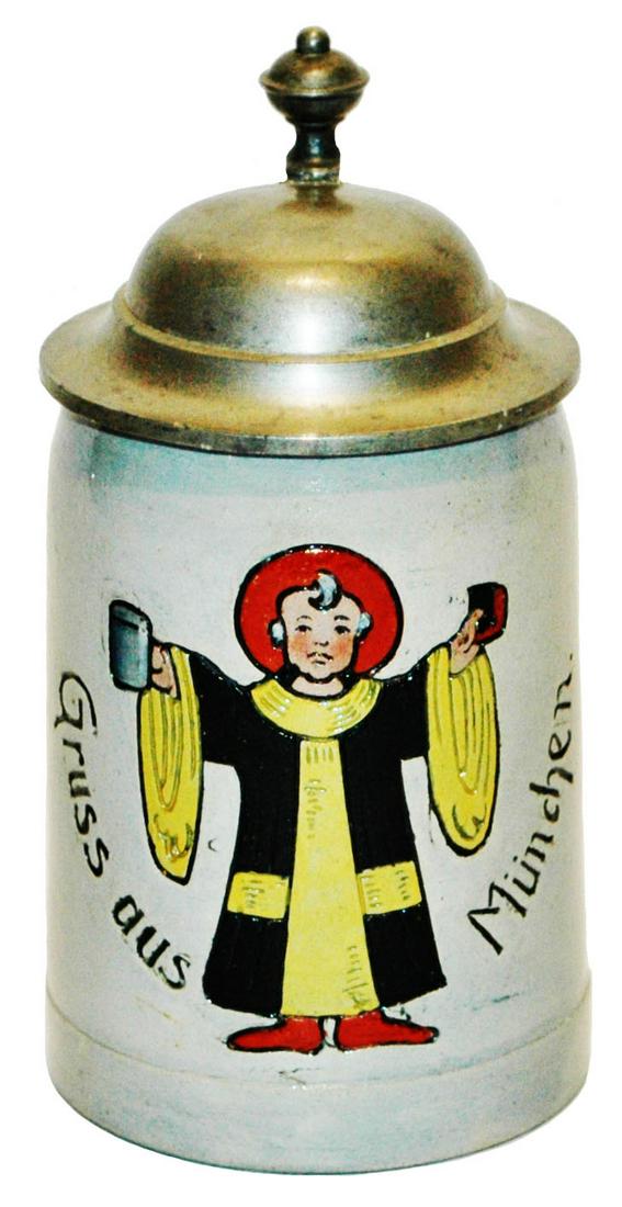 1/8L Munich Child Miniature Stein (1 of 3)