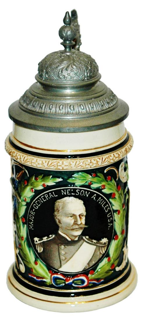 Major General Nelson Miles Stein w US Flags sides (1 of 4)