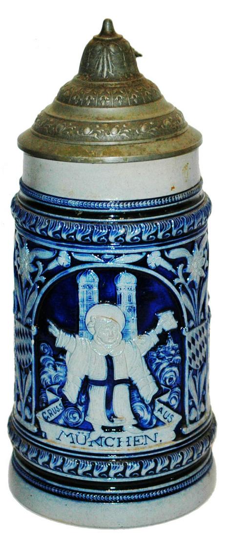 1L Munich Child & City Views Stoneware Stein (1 of 4)