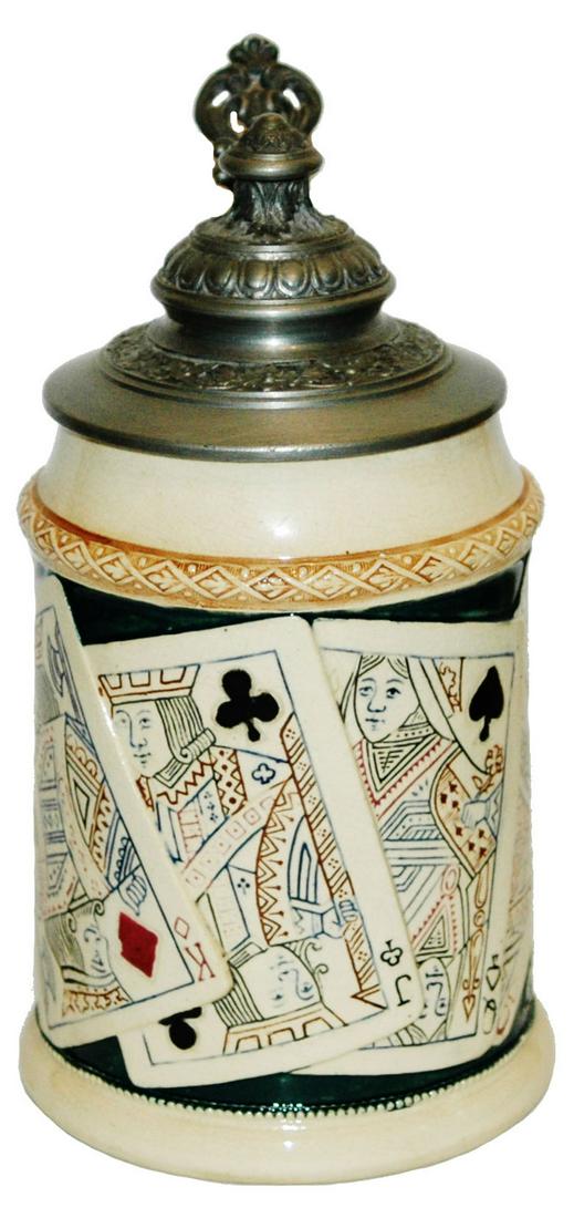 Suites of Playing Cards Etched Hanke Stein (1 of 4)