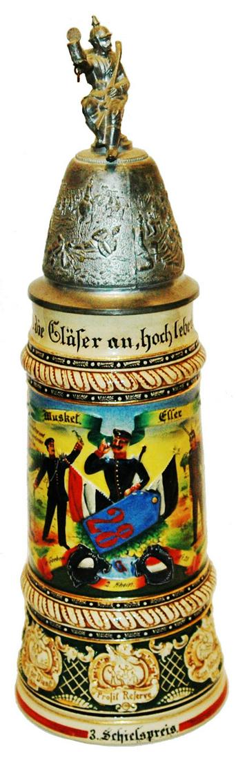 Regimental 1L Inft No 28 Ehrenbreitstein Stein (1 of 5)