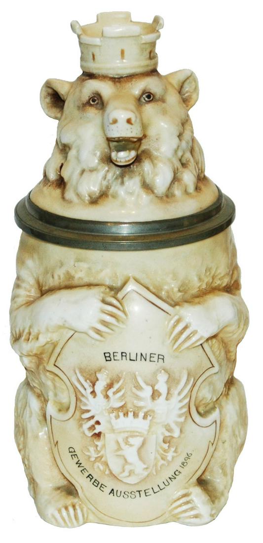 Berlin Bear Schierholz 1896 Trade Expo Stein (1 of 4)