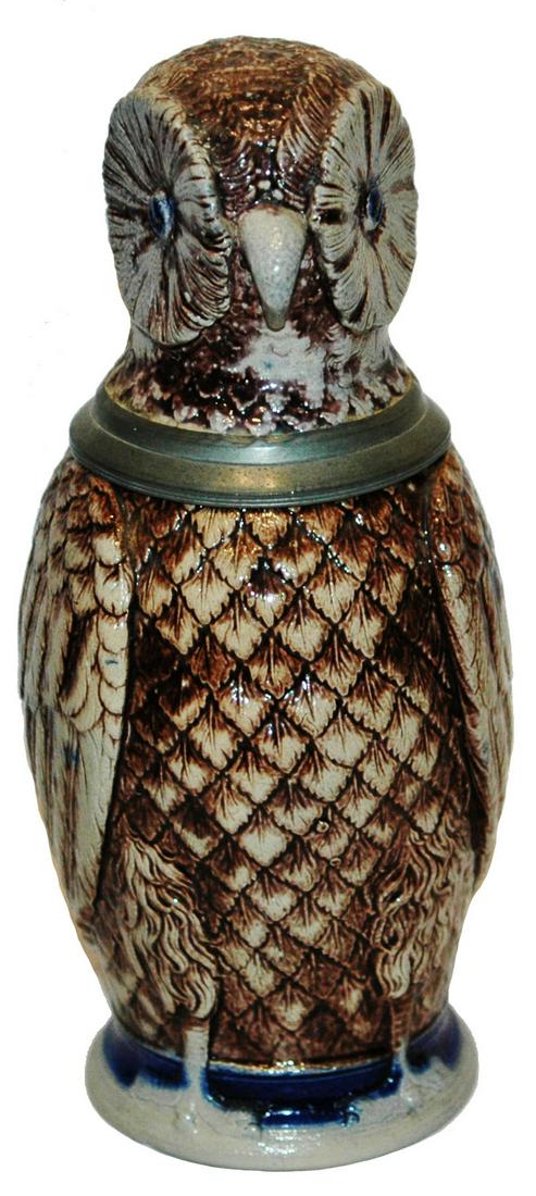 Barn Owl Stoneware Character Stein (1 of 5)