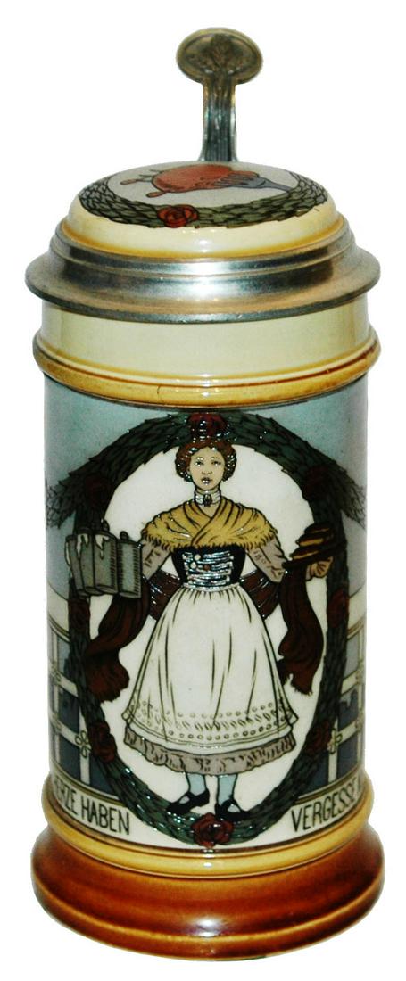 Mettlach Barmaid w Steins & Meals Stein (1 of 5)