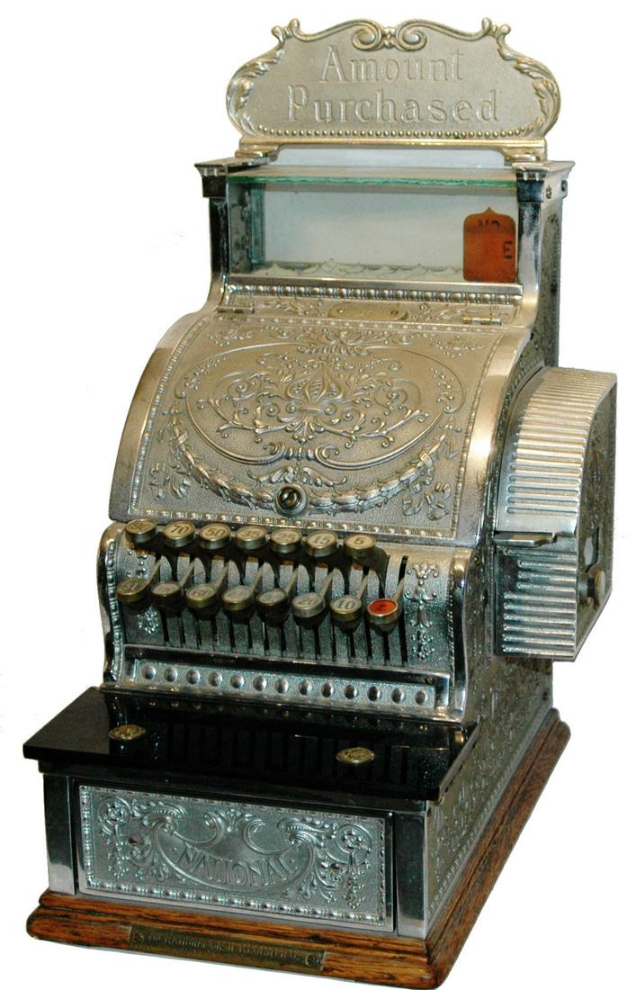 Nickel Plated Candy Store National Cash Register (1 of 7)