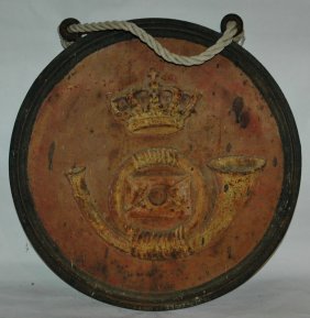 Heavy European Cast Iron Double-Sided Post Office Building Sign (1 of 2)