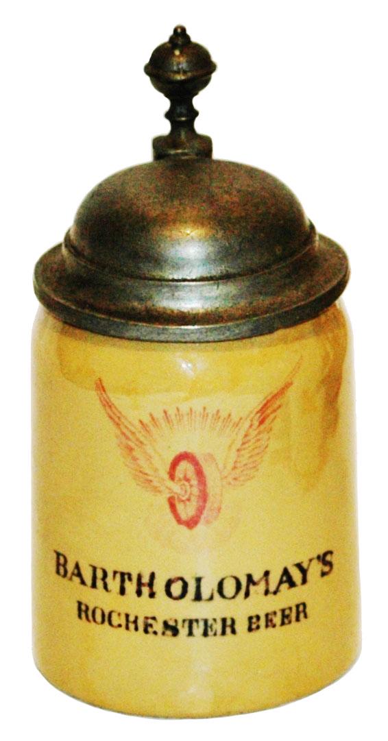 Mettlach 1/16L Bartholomay Advertising Stein (1 of 2)