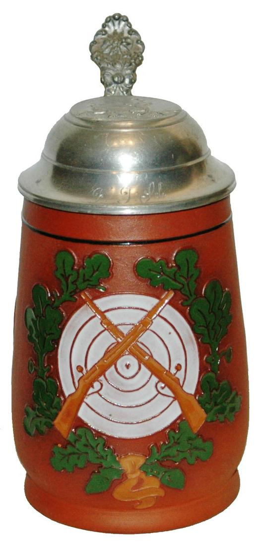 Terra Sigalata Crossed Rifles on Target Stein (1 of 4)