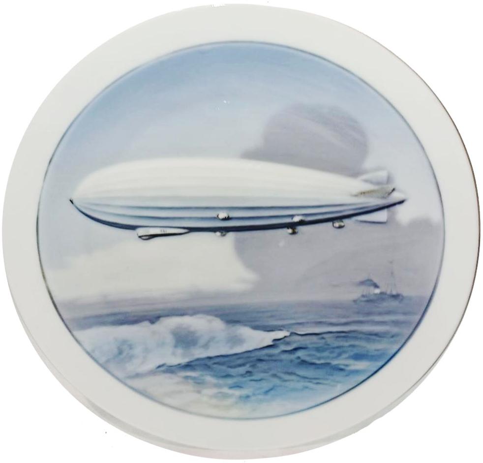 Rosenthal Zeppelin Porcelain Plaque (1 of 1)