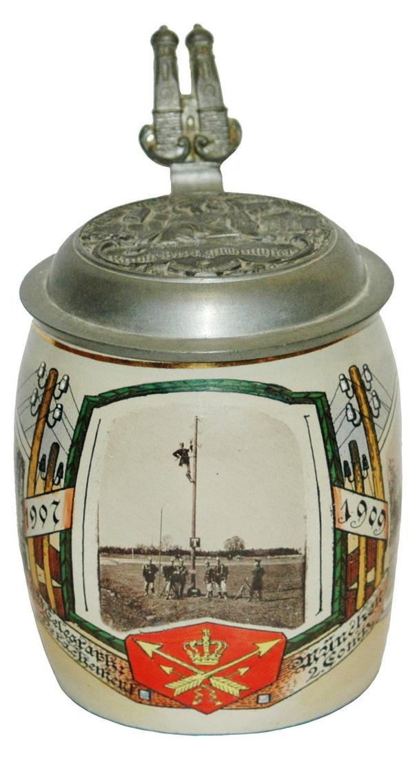 Telegraph Detachment Stein w 3 Photo Transfers (1 of 5)