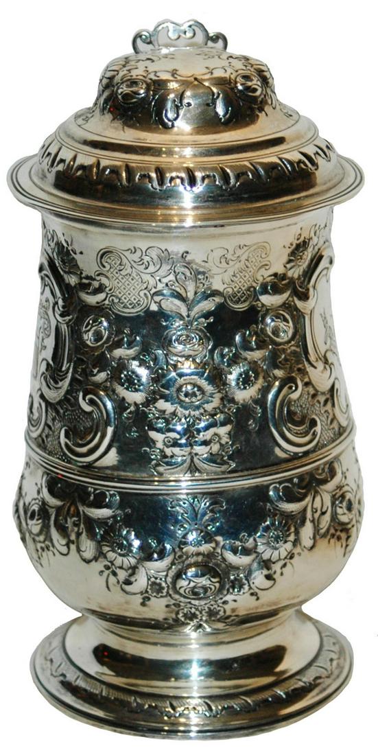 John Swift Sterling Silver 1774 George III Tankard (1 of 8)