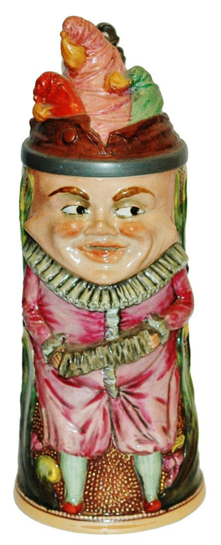 Diesinger Jester w Accordian Character Stein (1 of 4)