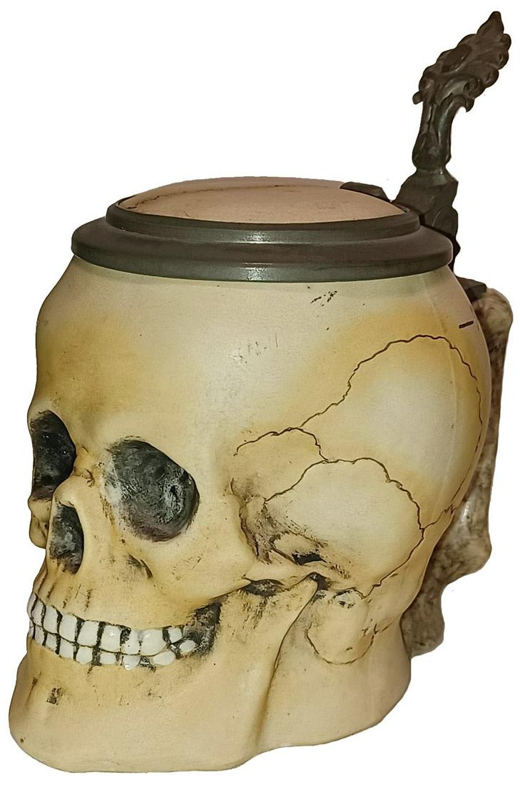 Bohne Porcelain Skull Character Stein (1 of 3)