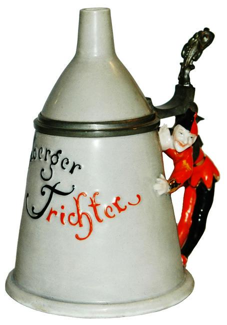 Schierholz Funnel w Jester Handle Character Stein (1 of 3)