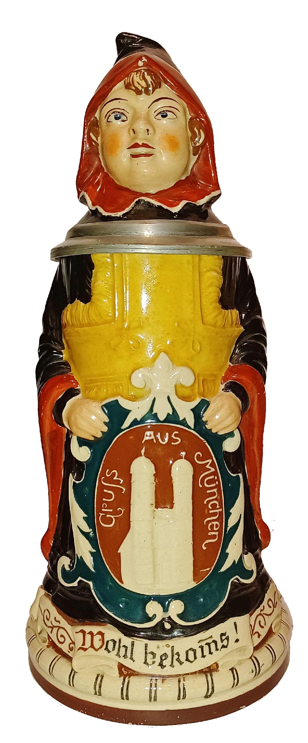 Munich Child & Frauenkirch Shield Character Stein (1 of 3)