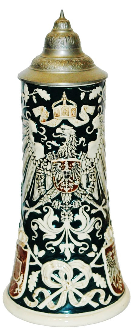 2L  Large Imperial Eagle w State Shields Stein (1 of 4)
