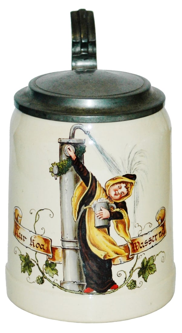 Mettlach Munich Child at Water Pump Stein (1 of 3)