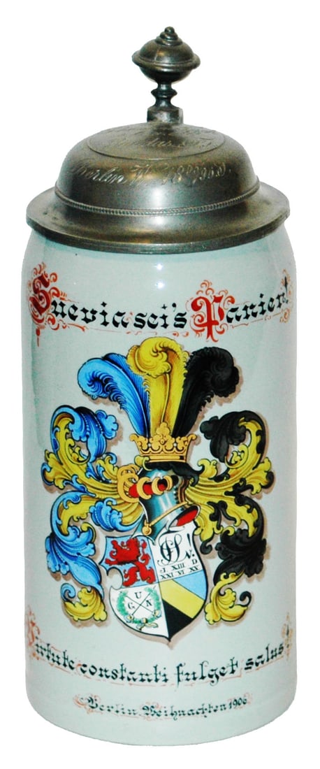 1L Dueling Fratenal  Student Shield 1906 Stein (1 of 4)