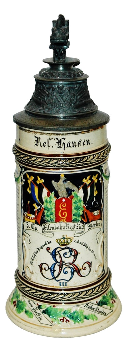 Regimental Eisenbahn No 3 Stein w Train Finial (1 of 5)