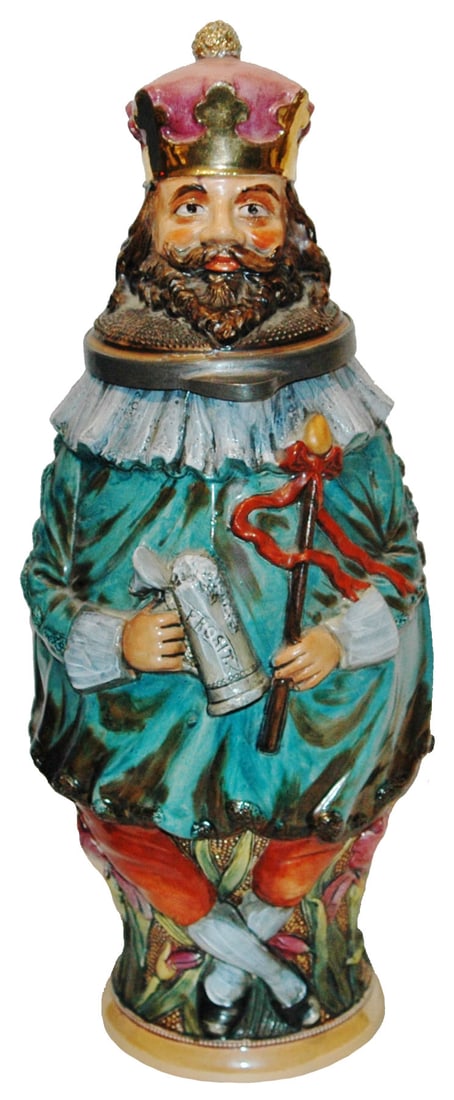 2-1/2L Diesinger King Wears Crown Stein w beer (1 of 4)